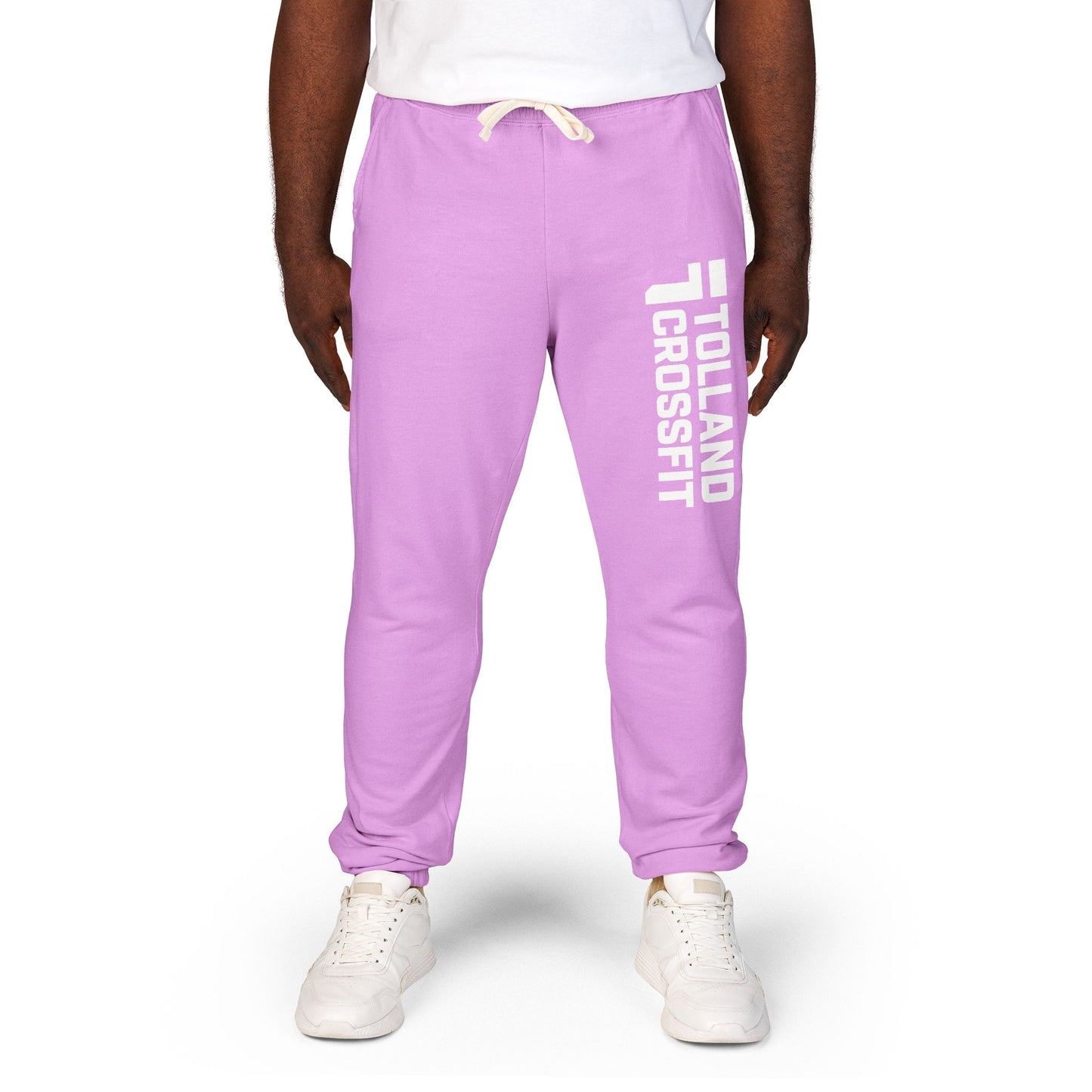 Unisex Fleece Sweatpants – Relaxed Comfort with Tolland CrossFit Design, Perfect for Athletes, Cozy Loungewear, Workout Gear, Gifts