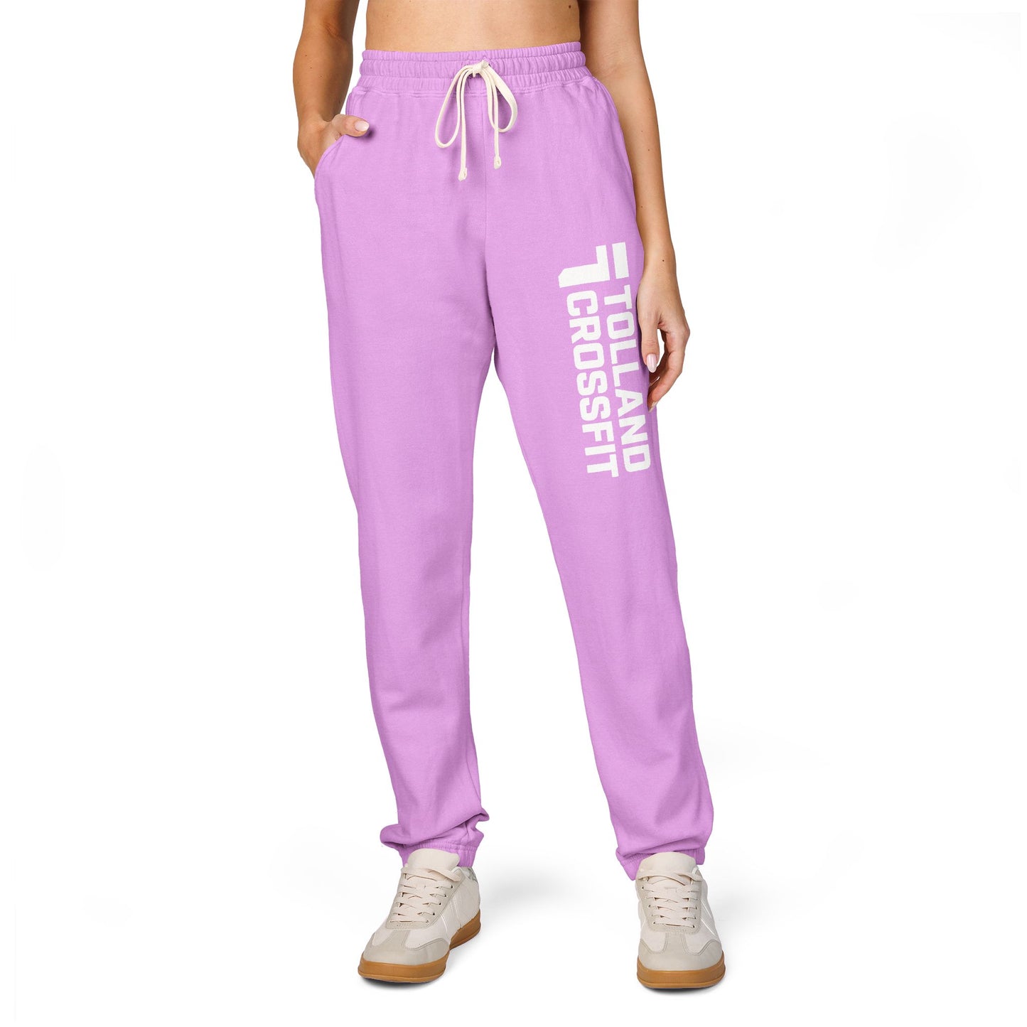 Unisex Fleece Sweatpants – Relaxed Comfort with Tolland CrossFit Design, Perfect for Athletes, Cozy Loungewear, Workout Gear, Gifts