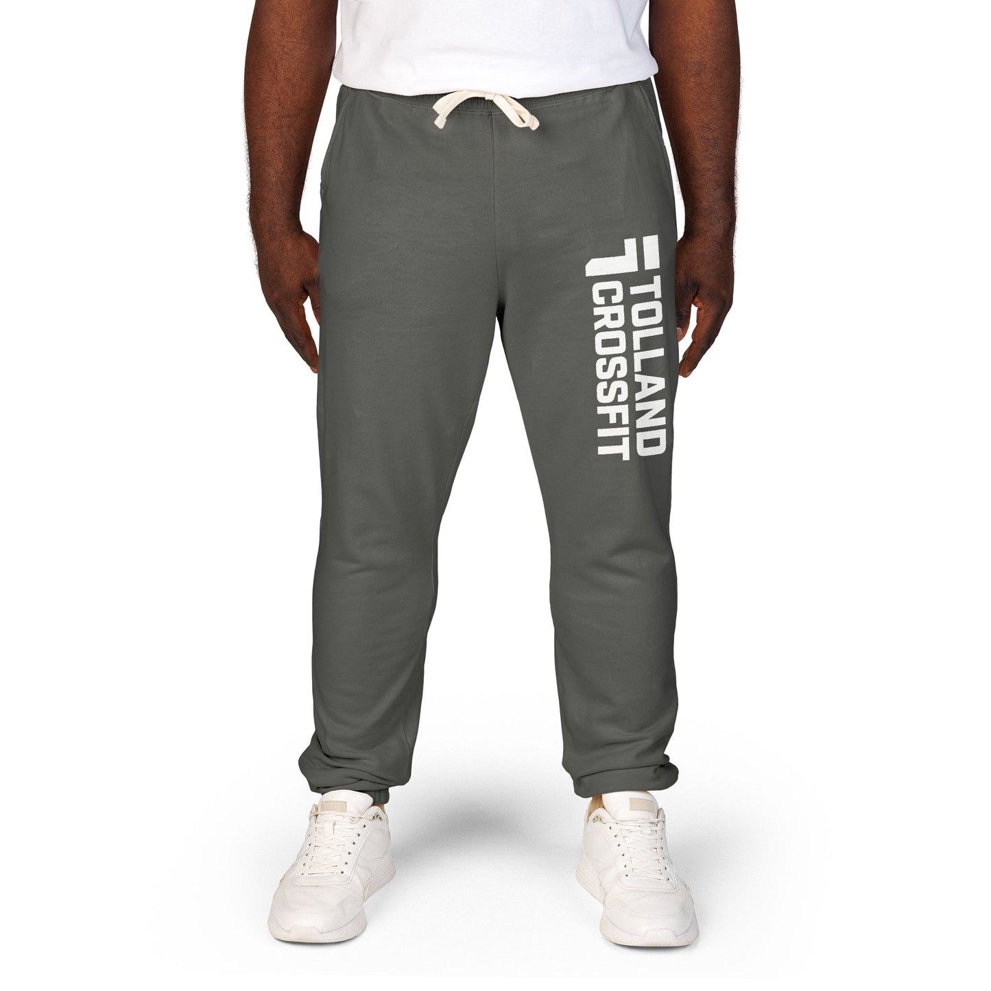 Unisex Fleece Sweatpants – Relaxed Comfort with Tolland CrossFit Design, Perfect for Athletes, Cozy Loungewear, Workout Gear, Gifts