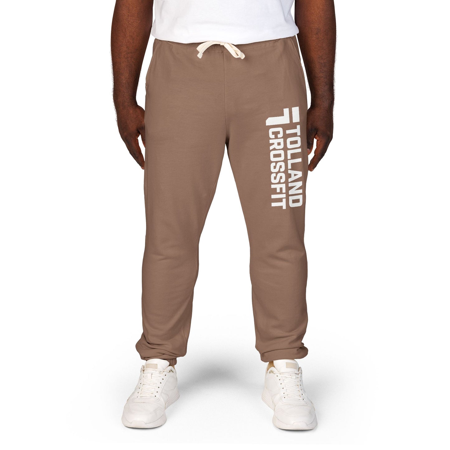 Unisex Fleece Sweatpants – Relaxed Comfort with Tolland CrossFit Design, Perfect for Athletes, Cozy Loungewear, Workout Gear, Gifts